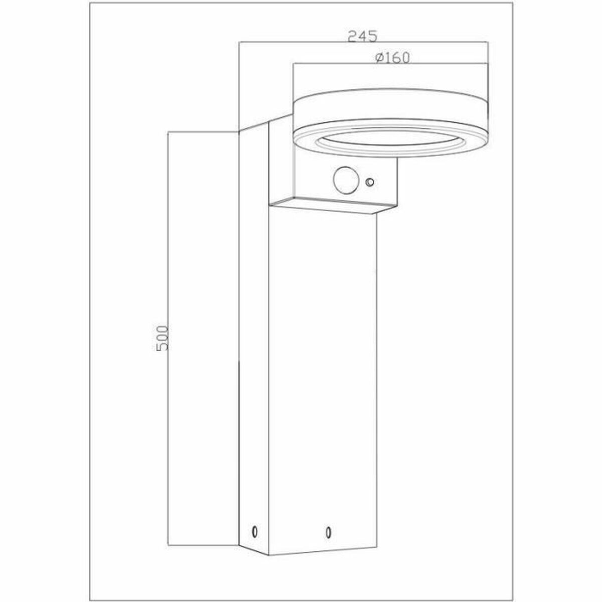 Solarlampe Galix G4590B Silberfarben 1000 Lm